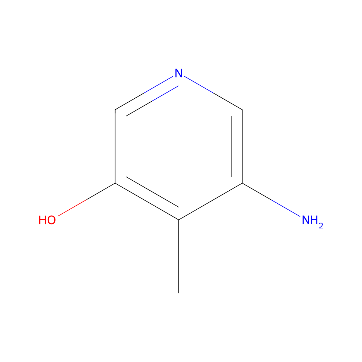 5-Amino-4-methylpyridin-3-ol molecular structure, CAS 1402672-81-4
