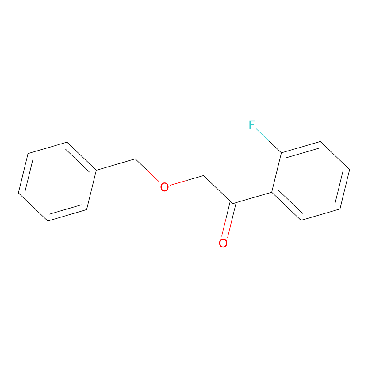 2-(Benzyloxy)-1-(2-fluorophenyl)ethanone molecular structure, CAS 1402742-11-3