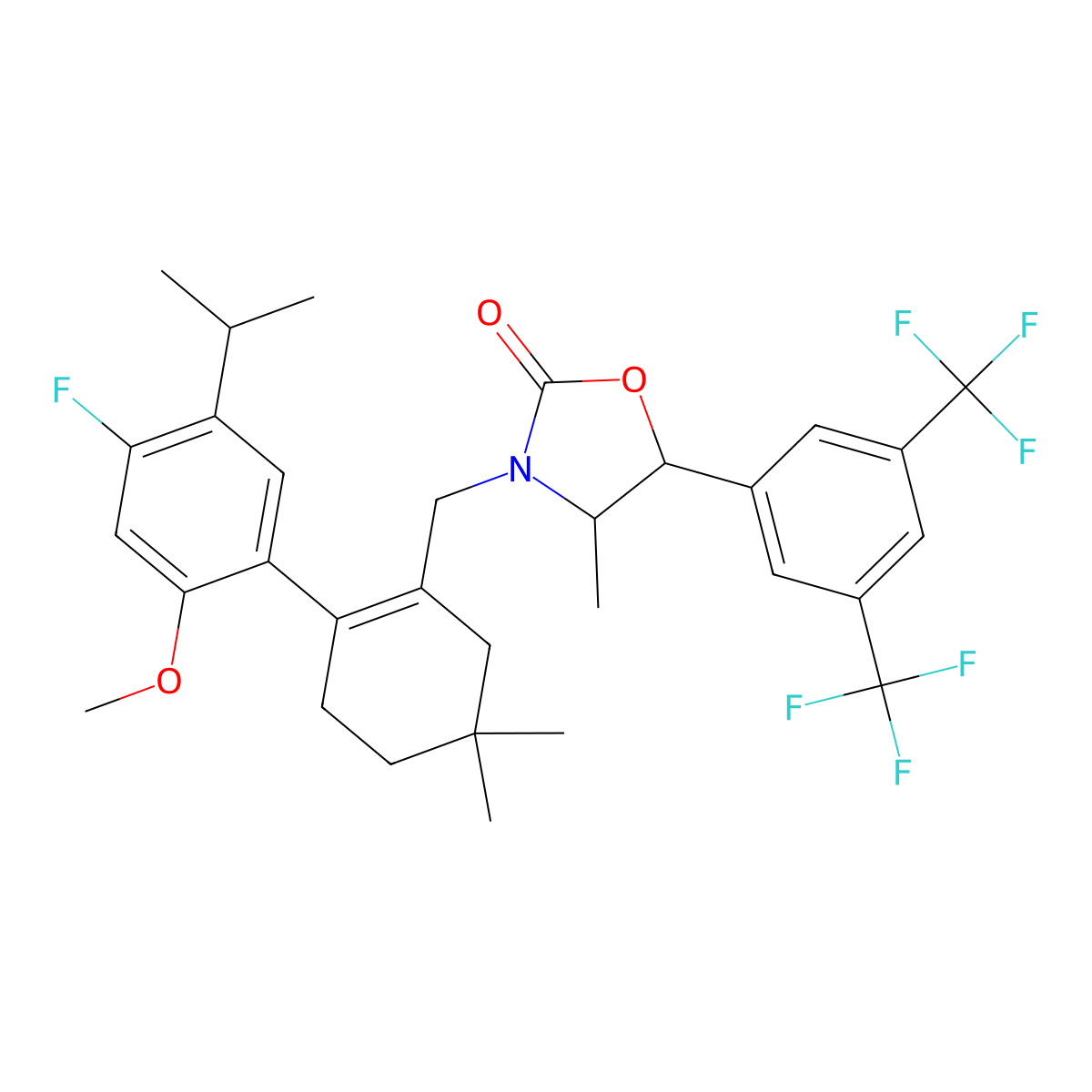 Rocacetrapib molecular structure, CAS 1402796-27-3