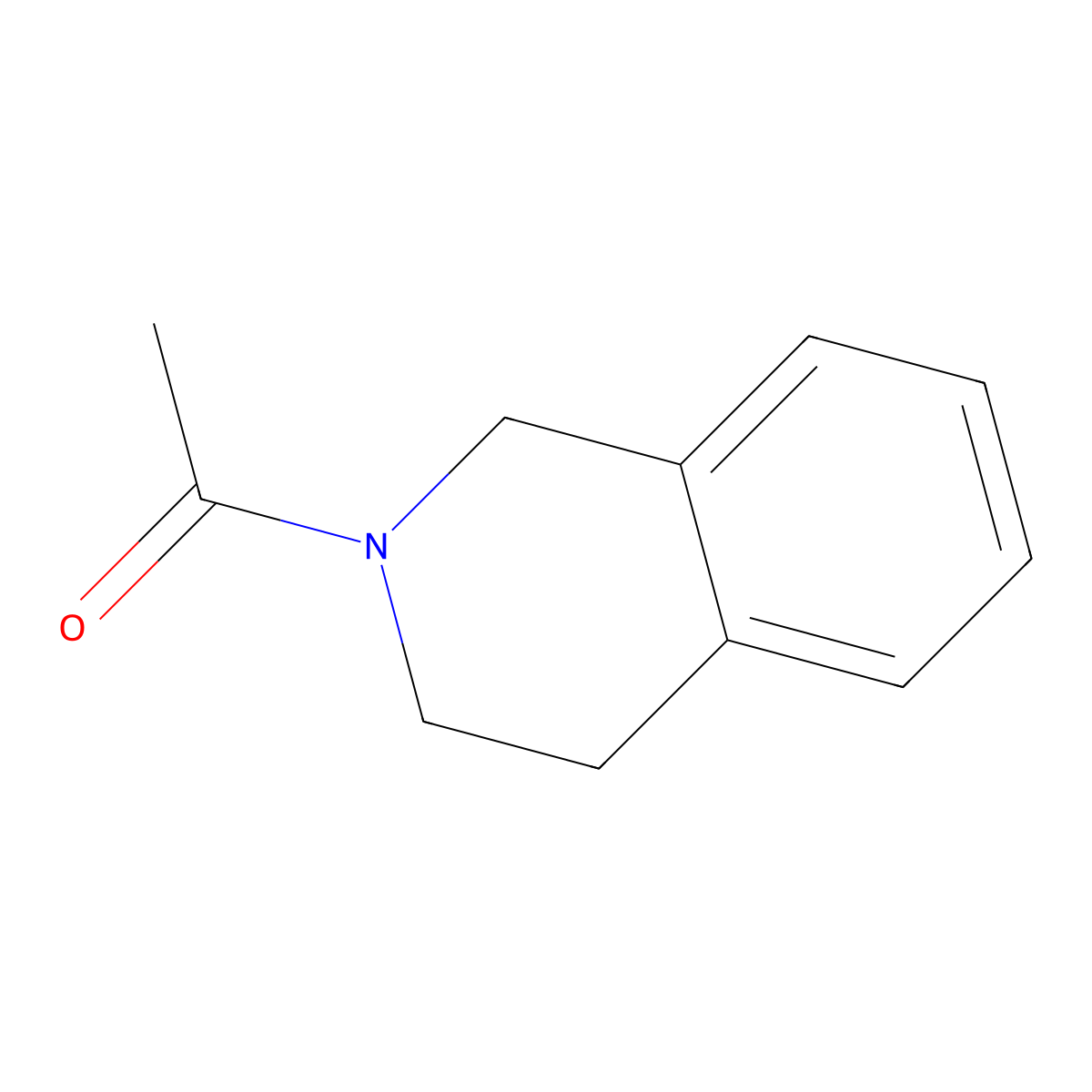 2-Acetyl-1,2,3,4-tetrahydroisoquinoline molecular structure, CAS 14028-67-2