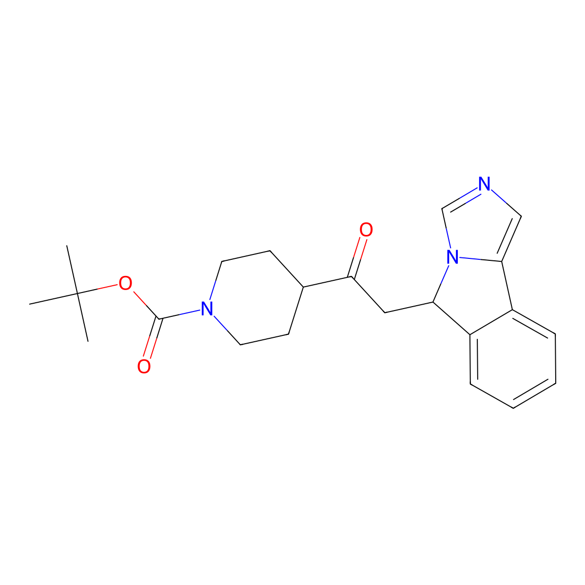 5-[2-(1-Boc-4-piperidyl)-2-oxoethyl]-5H-imidazo[5,1-a]isoindole molecular structure, CAS 1402838-14-5