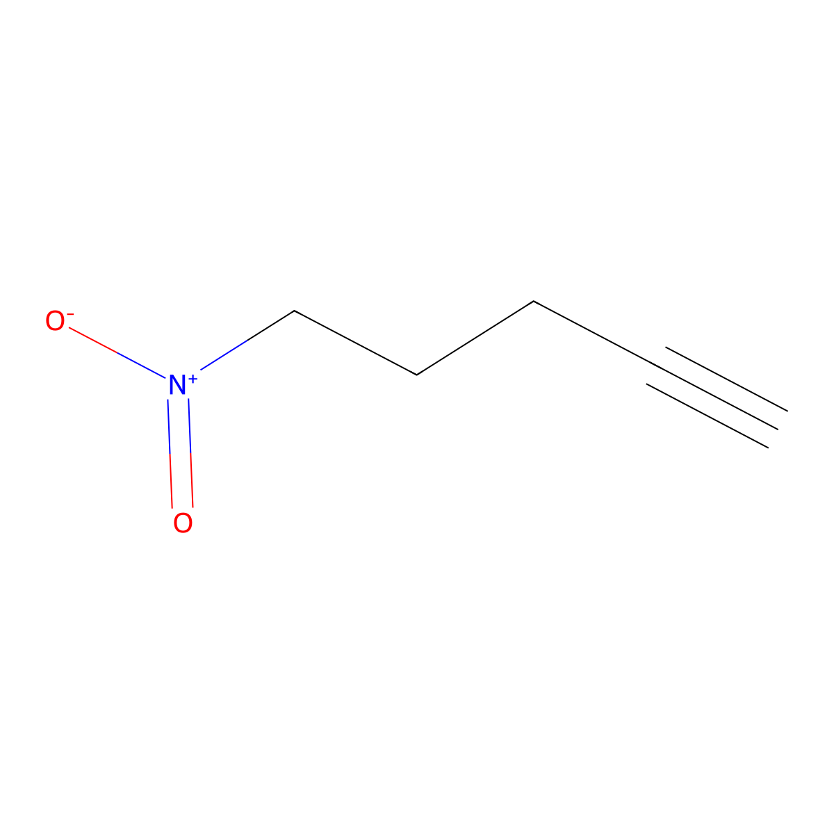 5-Nitropent-1-yne molecular structure, CAS 1402850-61-6