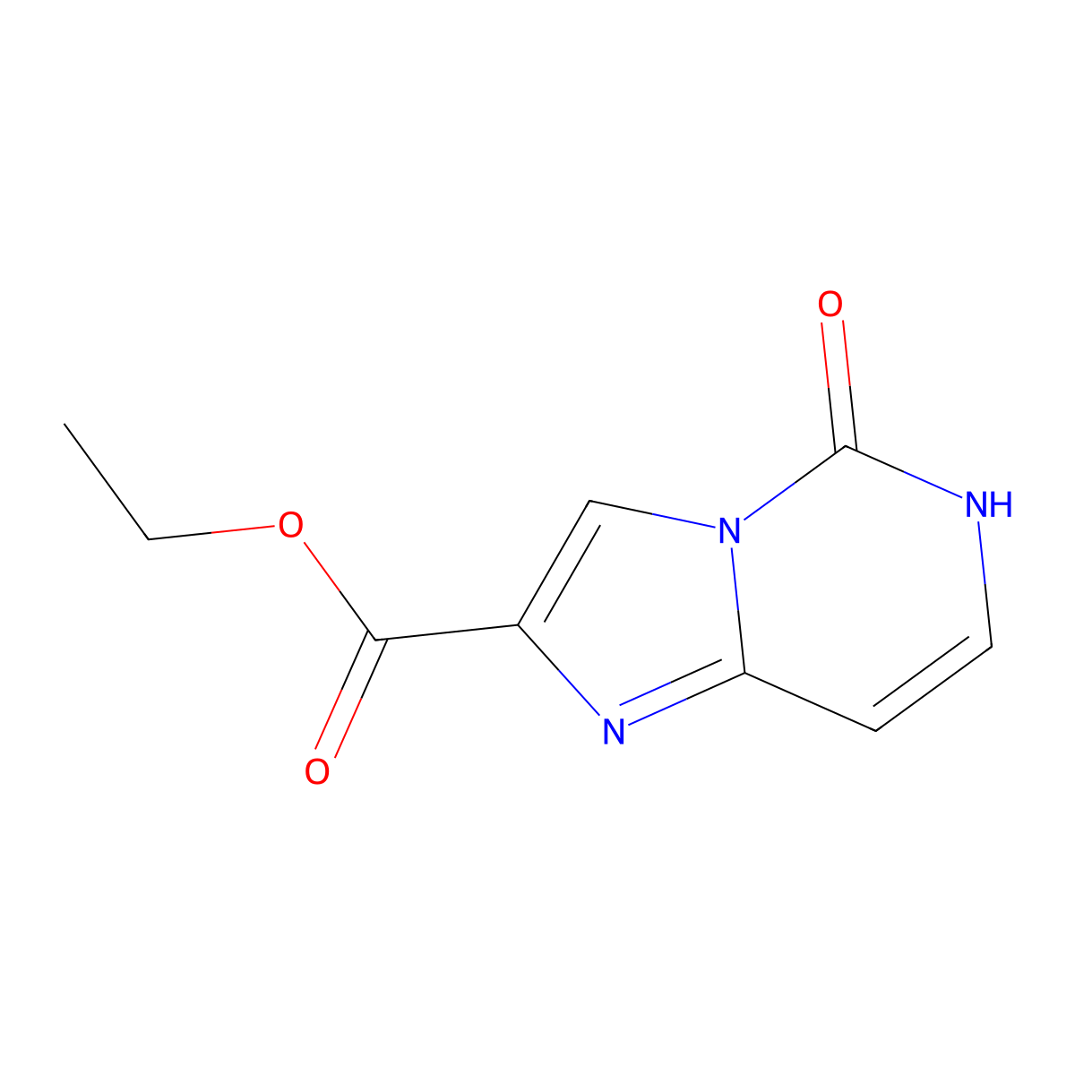 Ethyl 5-oxo-5,6-dihydroimidazo[1,2-c]pyrimidine-2-carboxylate molecular structure, CAS 1403332-74-0