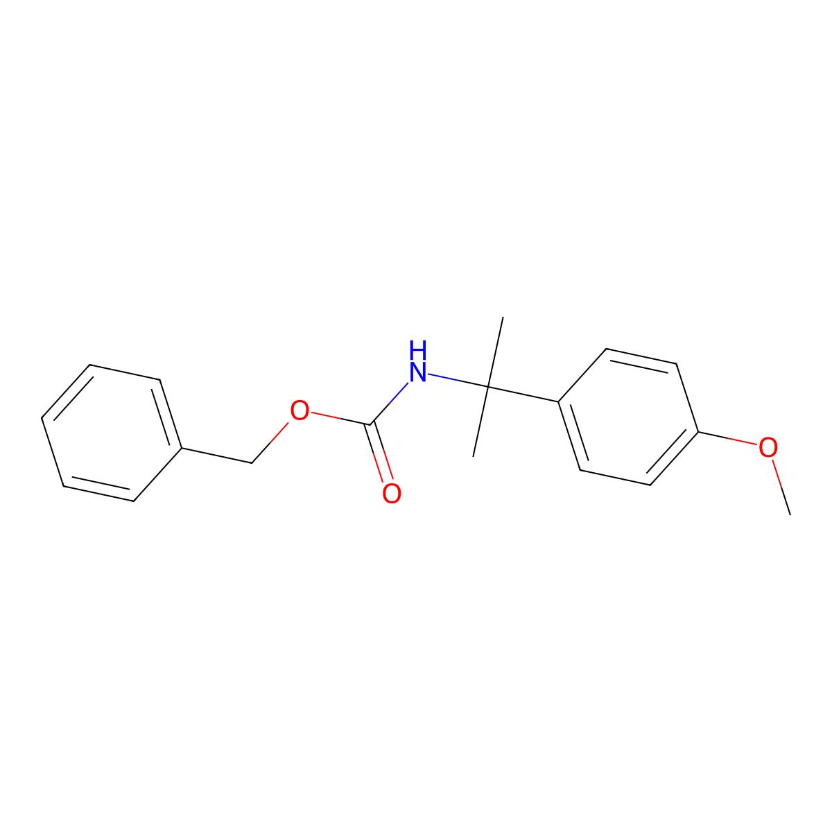 N-Cbz-2-(4-methoxyphenyl)isopropylamine molecular structure, CAS 1403483-88-4