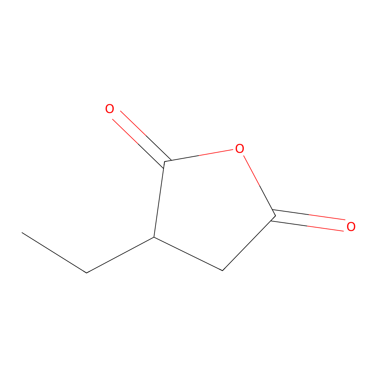 3-Ethyloxolane-2,5-dione molecular structure, CAS 14035-81-5