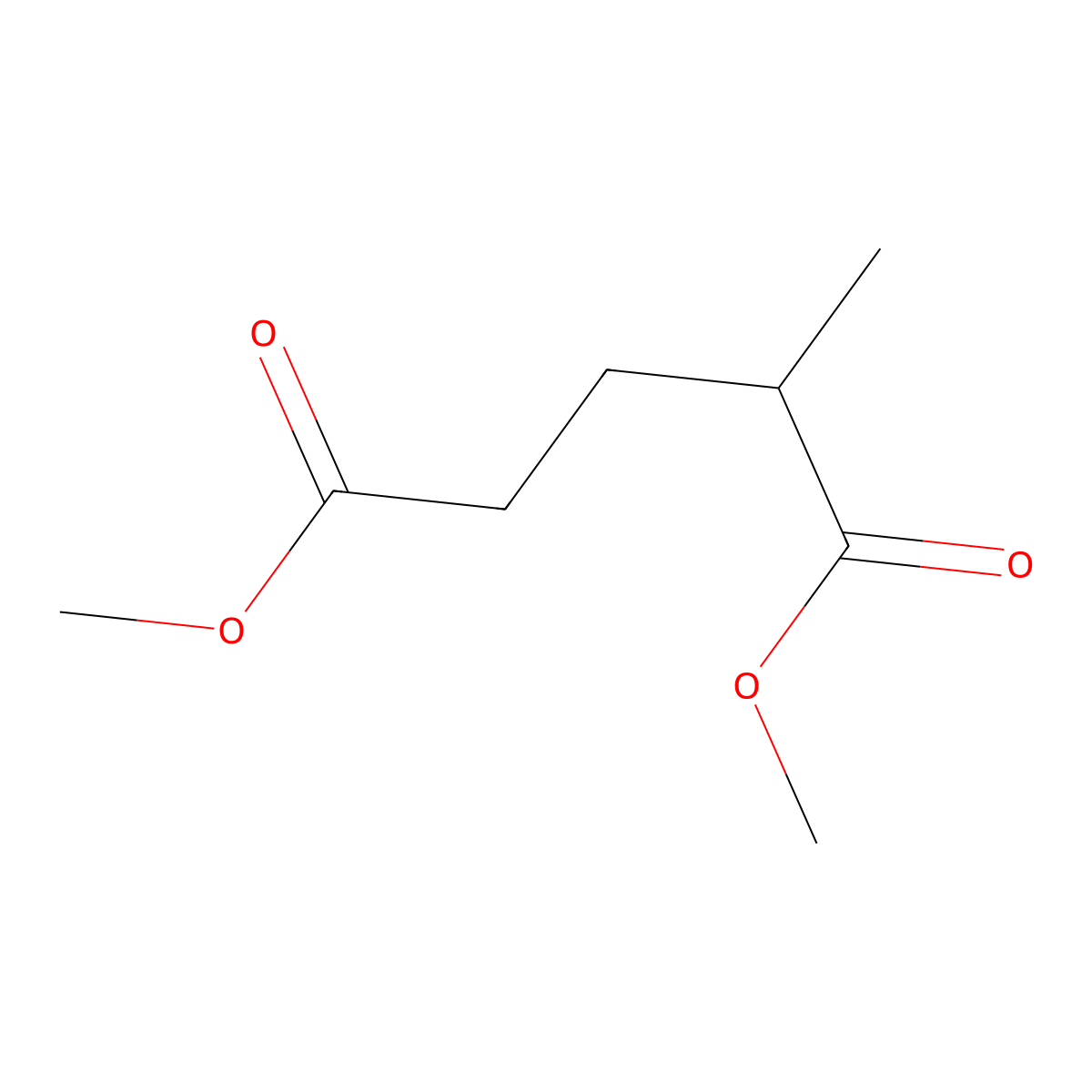 Dimethyl methylglutarate molecular structure, CAS 14035-94-0