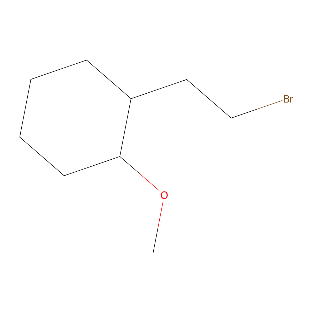 1-(2-Bromoethyl)-2-methoxycyclohexane molecular structure, CAS 1403564-85-1