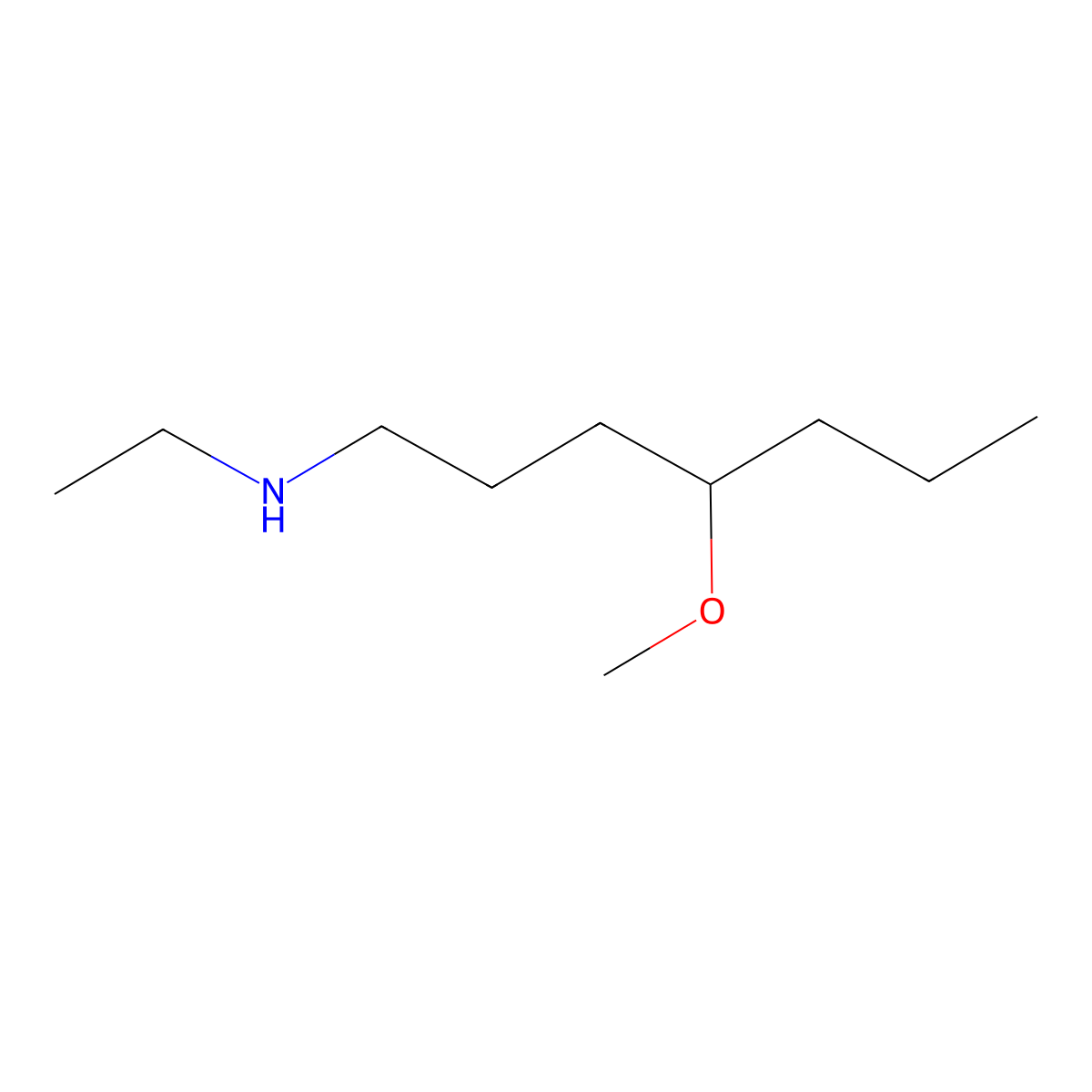 Ethyl(4-methoxyheptyl)amine molecular structure, CAS 1403566-41-5