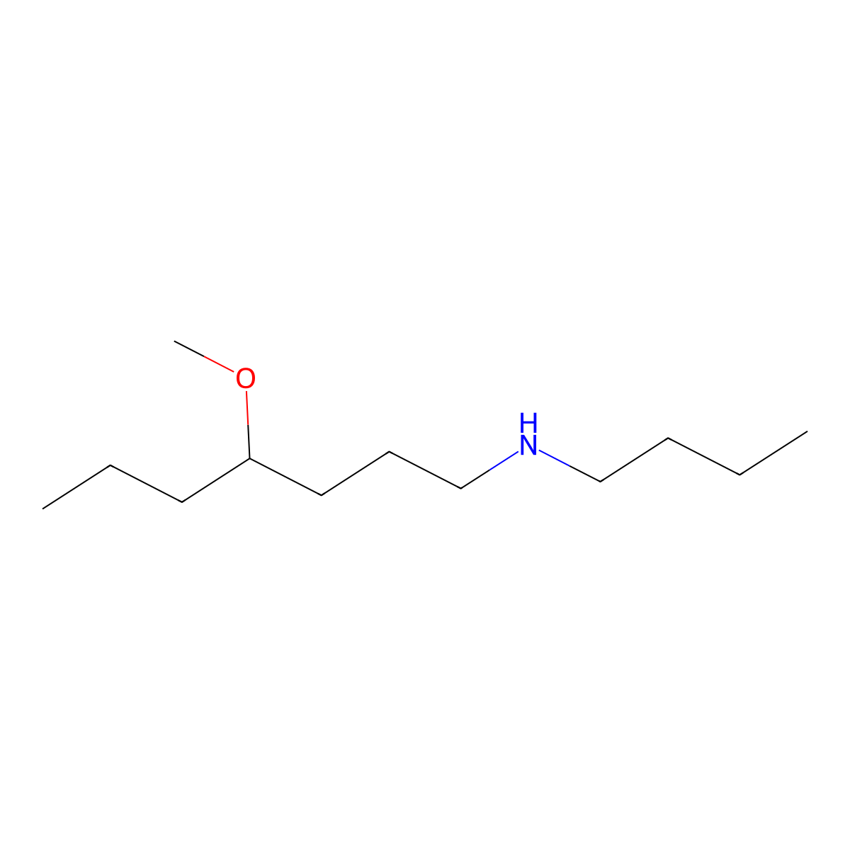 Butyl(4-methoxyheptyl)amine molecular structure, CAS 1403567-22-5
