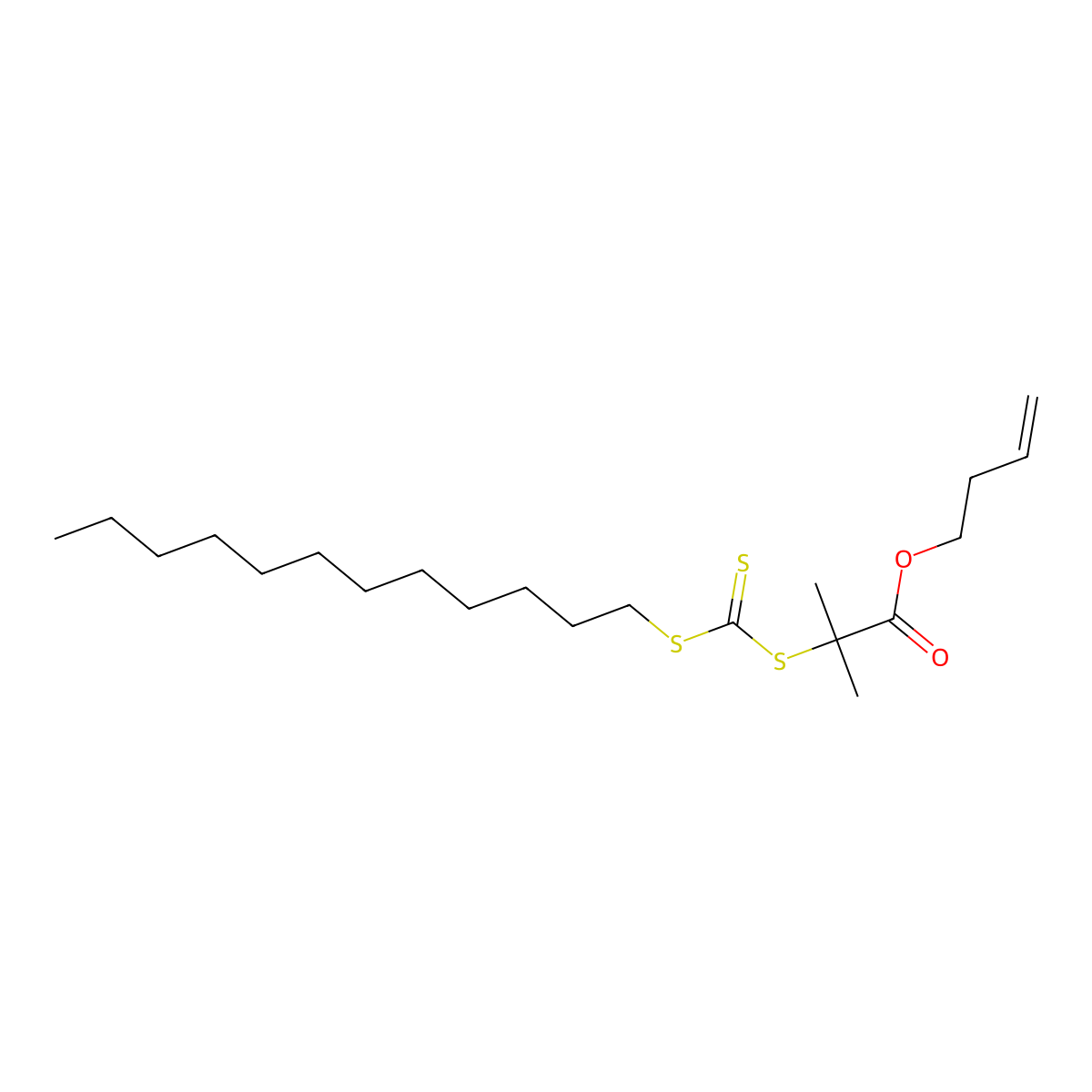 alkene RAFT agent molecular structure, CAS 1403579-59-8