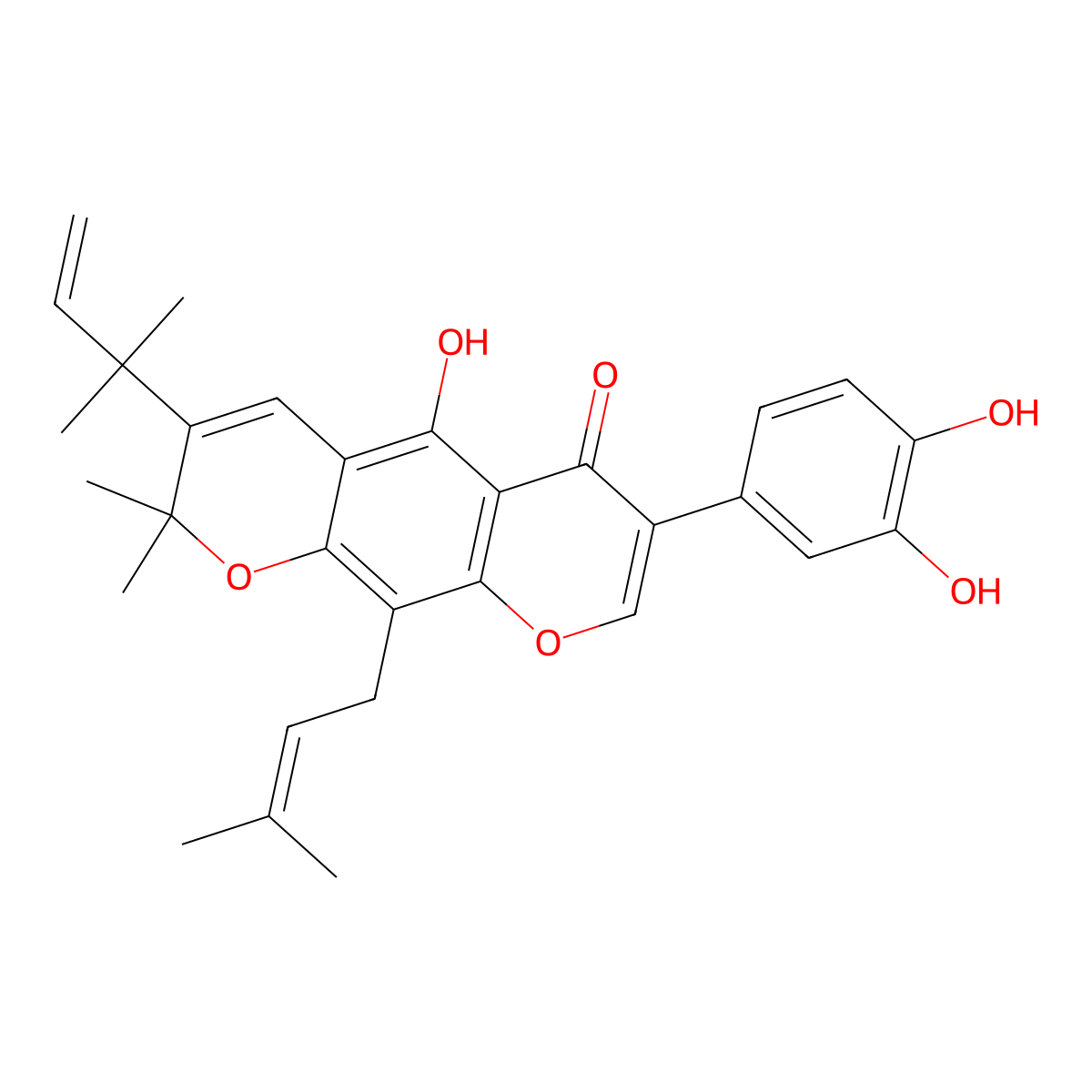 Flemiphilippinin A molecular structure, CAS 140366-64-9