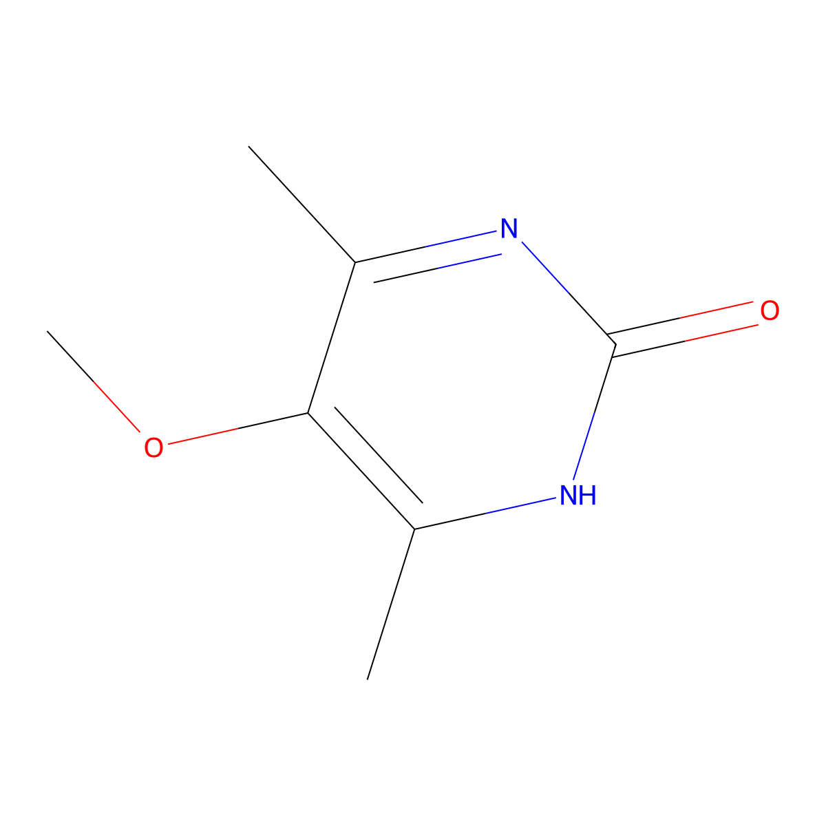 5-Methoxy-4,6-dimethyl-1,2-dihydropyrimidin-2-one molecular structure, CAS 1403759-65-8