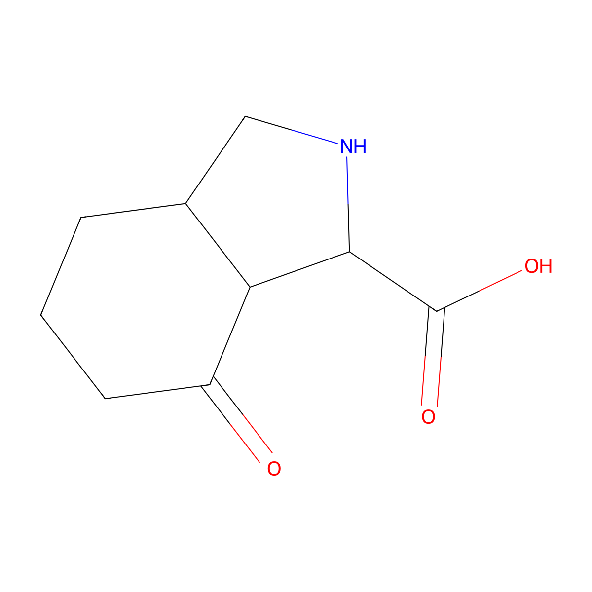 7-Oxo-octahydro-isoindole-1-carboxylic acid molecular structure, CAS 1403766-51-7