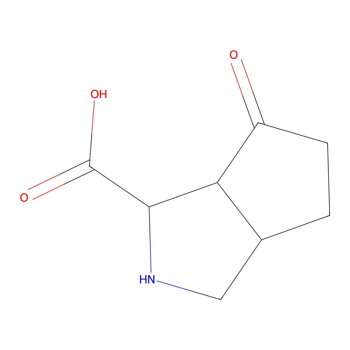 6-Oxooctahydrocyclopenta[c]pyrrole-1-carboxylic acid molecular structure, CAS 1403766-60-8