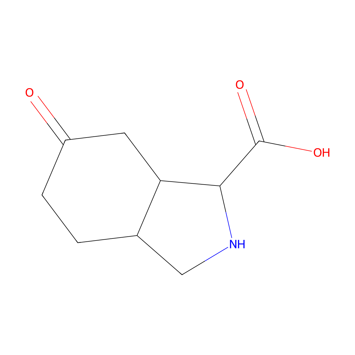 6-Oxo-octahydro-isoindole-1-carboxylic acid molecular structure, CAS 1403766-63-1