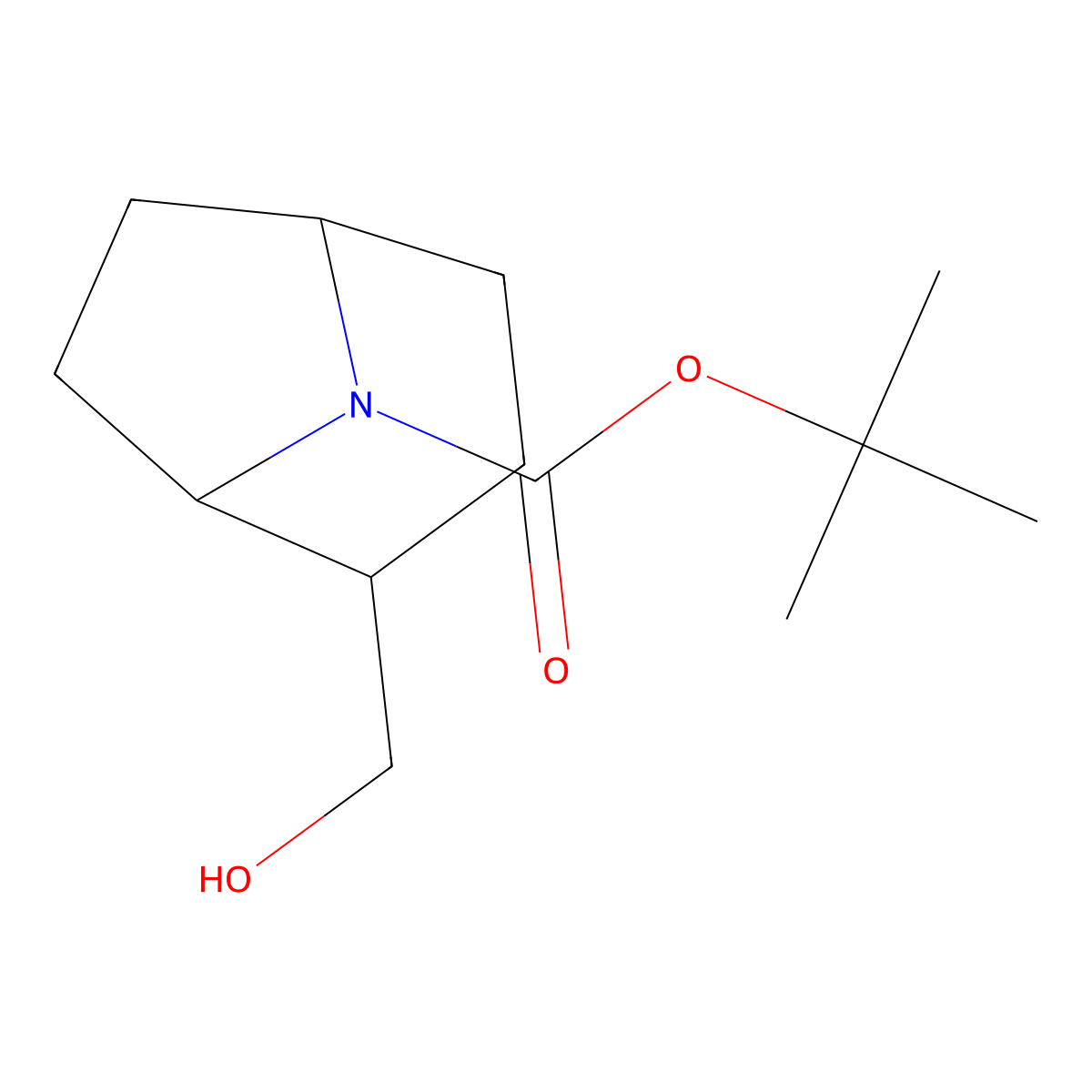 8-Boc-8-azabicyclo[3.2.1]octane-2-methanol molecular structure, CAS 1403766-66-4