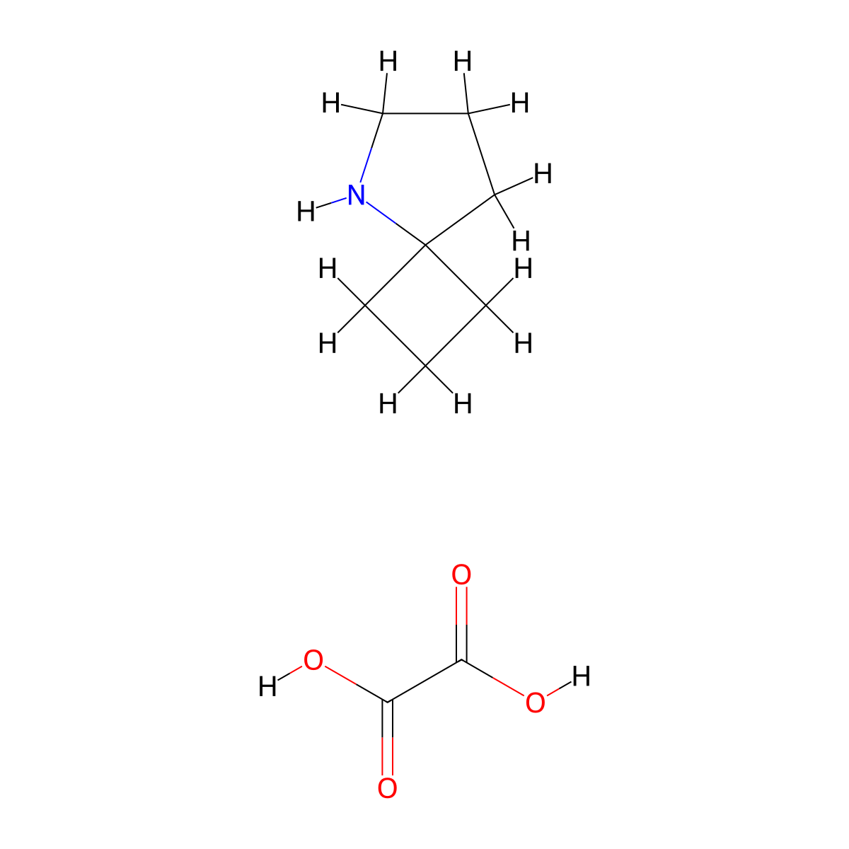 5-Azaspiro[3.4]octane oxalate molecular structure, CAS 1403766-69-7