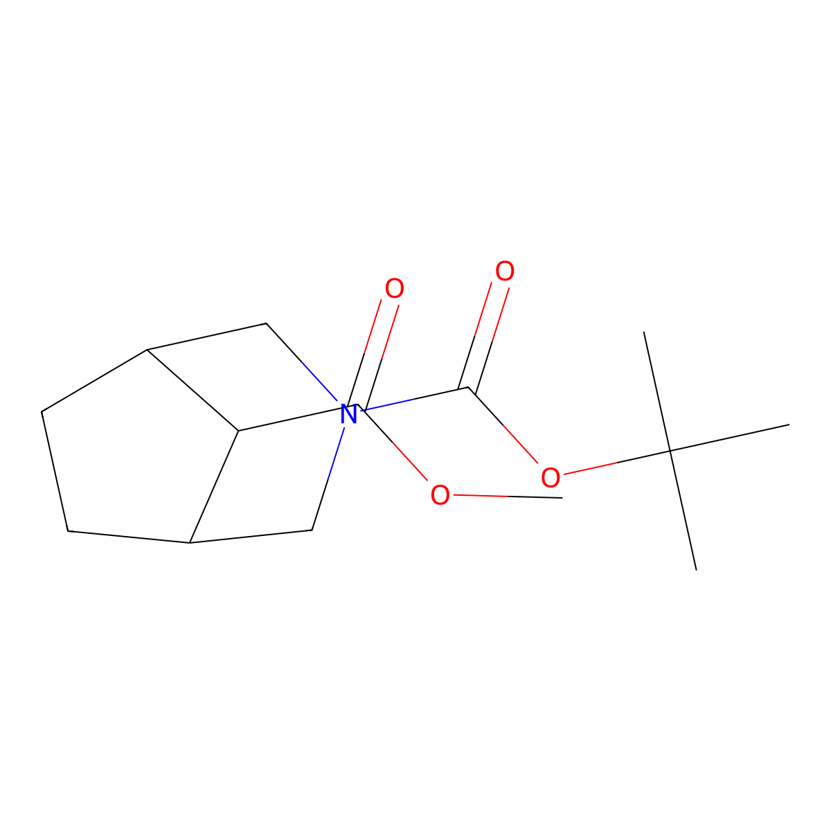 Methyl 3-boc-3-azabicyclo[3.2.1]octane-8-carboxylate molecular structure, CAS 1403766-87-9