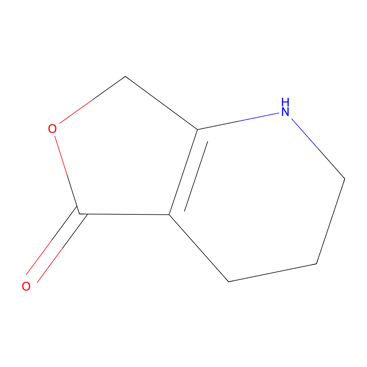 2,3,4,7-tetrahydro-1H-furo[3,4-b]pyridin-5-one molecular structure, CAS 1403907-43-6