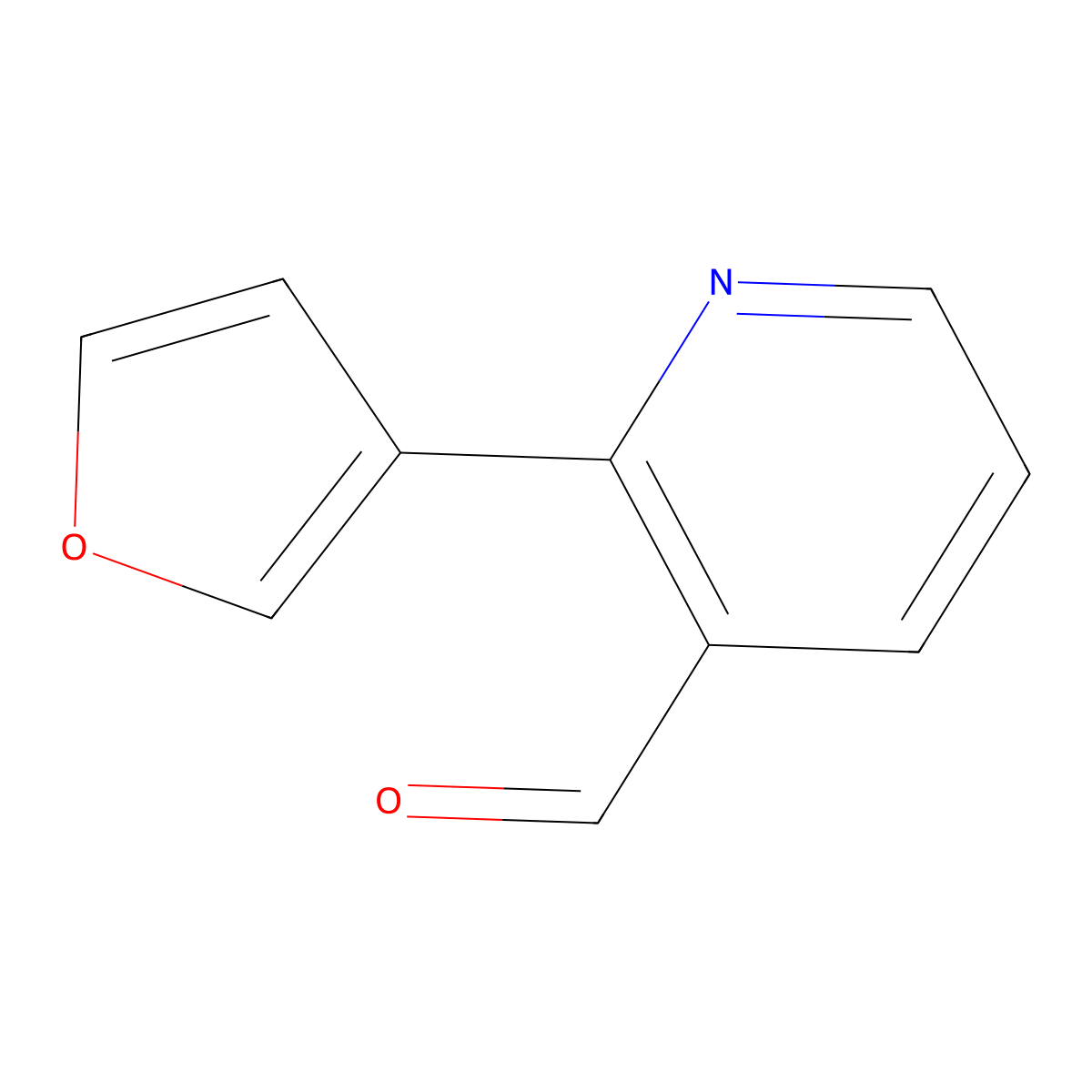 2-(Furan-3-yl)nicotinaldehyde molecular structure, CAS 1403932-09-1