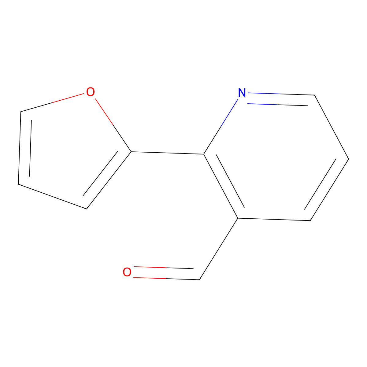 2-(Furan-2-yl)nicotinaldehyde molecular structure, CAS 1403932-15-9