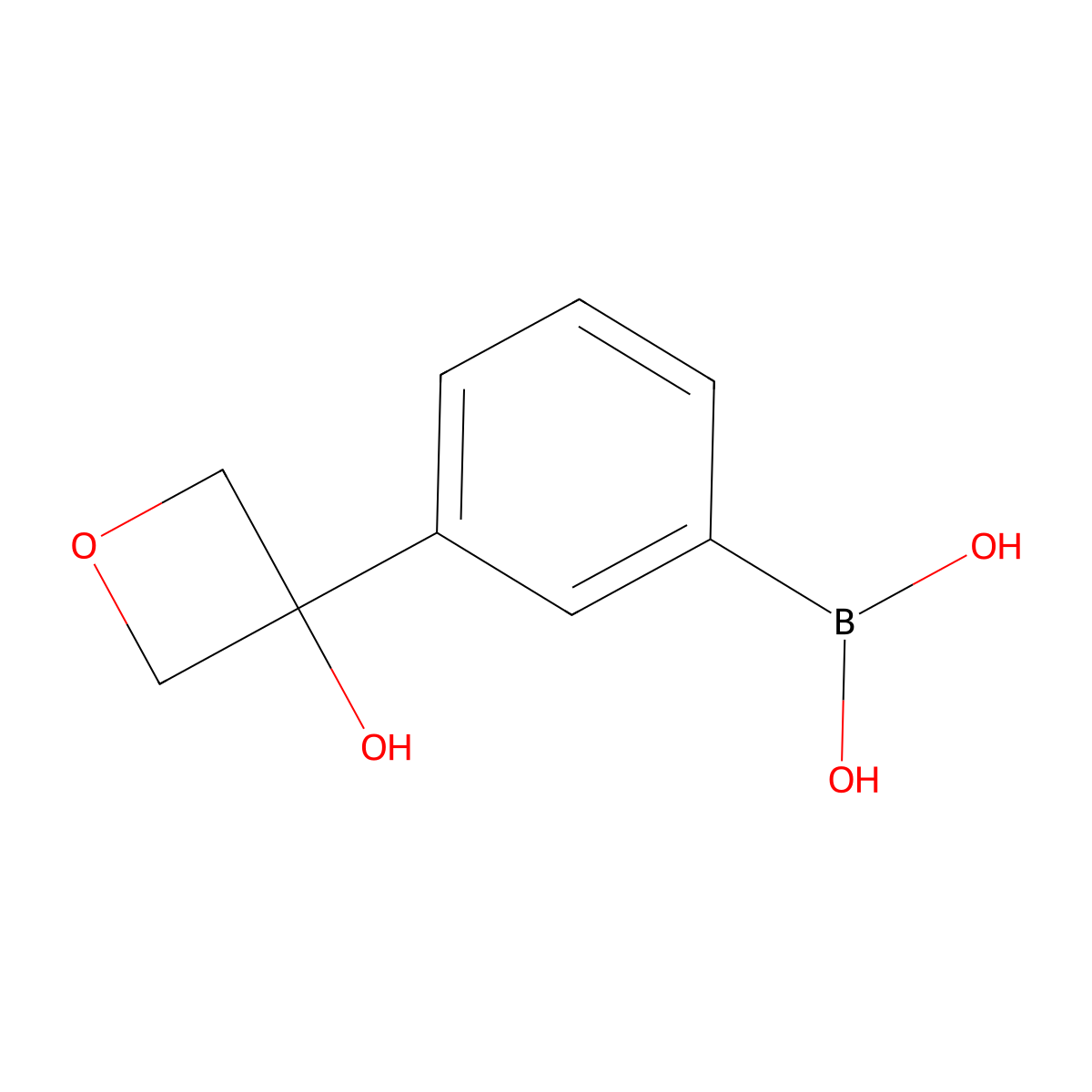 [3-(3-Hydroxyoxetan-3-yl)phenyl]boronic acid molecular structure, CAS 1403992-43-7