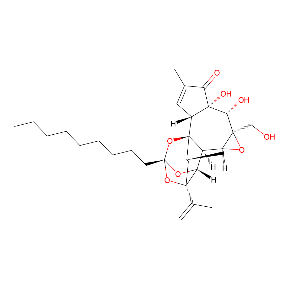 Simplexin molecular structure, CAS 1404-62-2