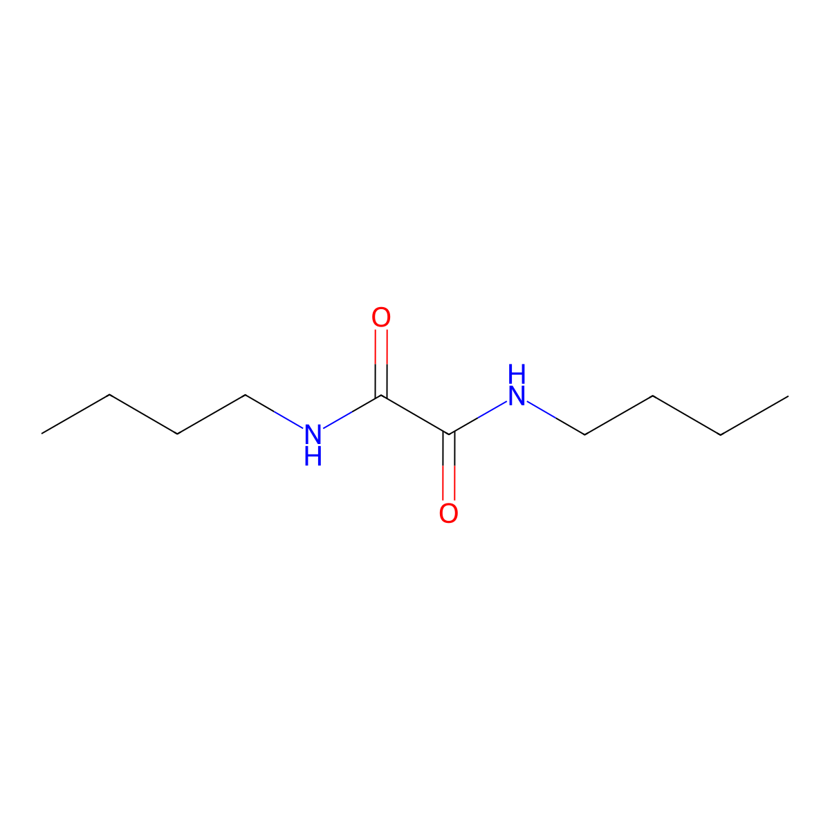 N,N'-dibutyloxamide molecular structure, CAS 14040-75-6