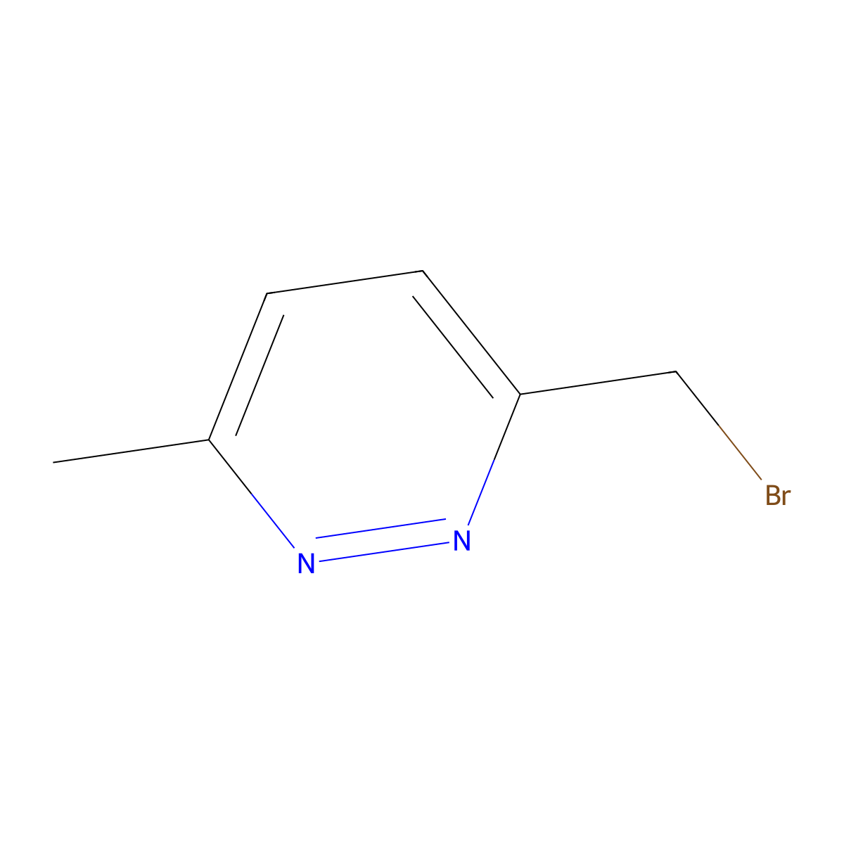 3-(Bromomethyl)-6-methylpyridazine molecular structure, CAS 1404094-17-2