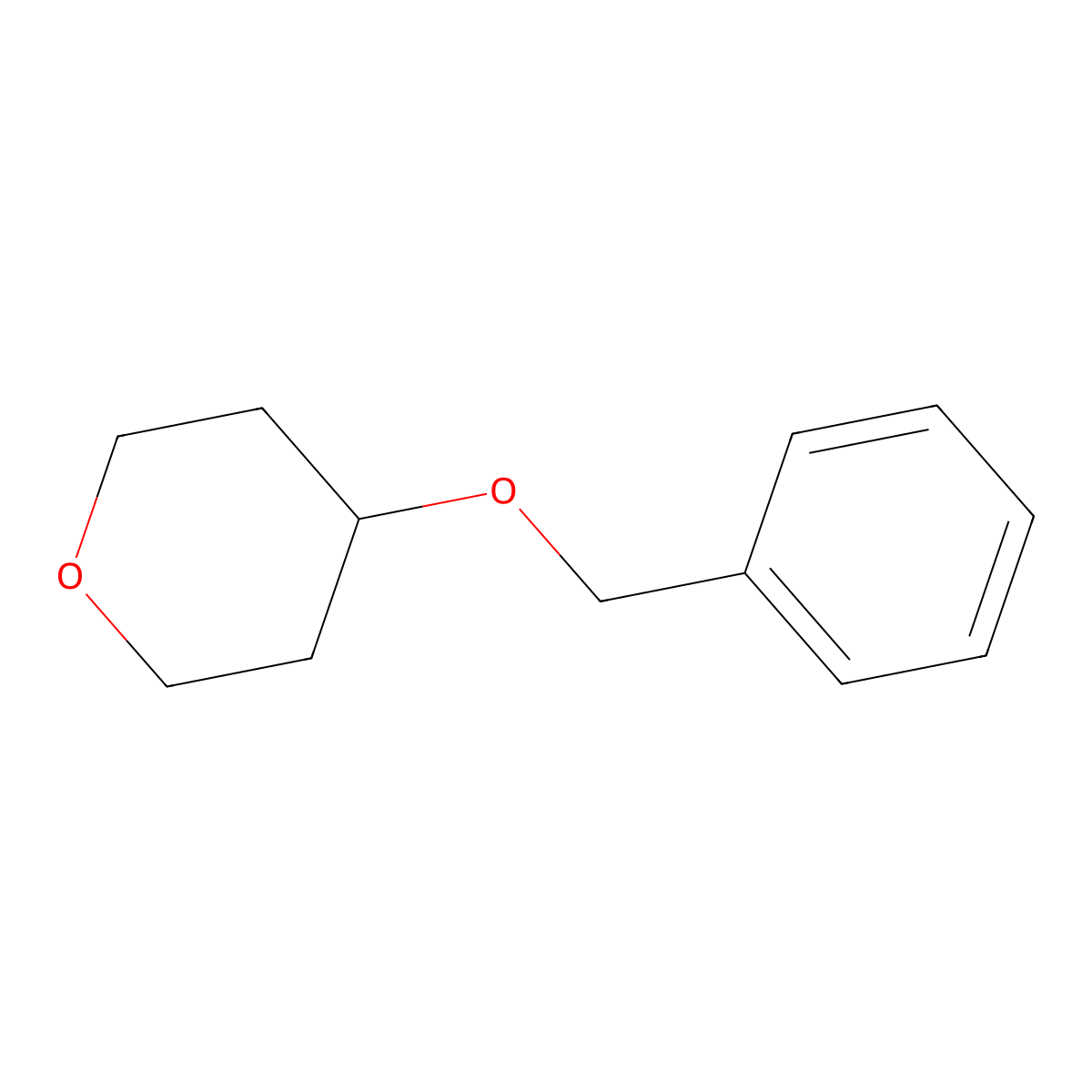 4-(Benzyloxy)oxane molecular structure, CAS 1404189-43-0