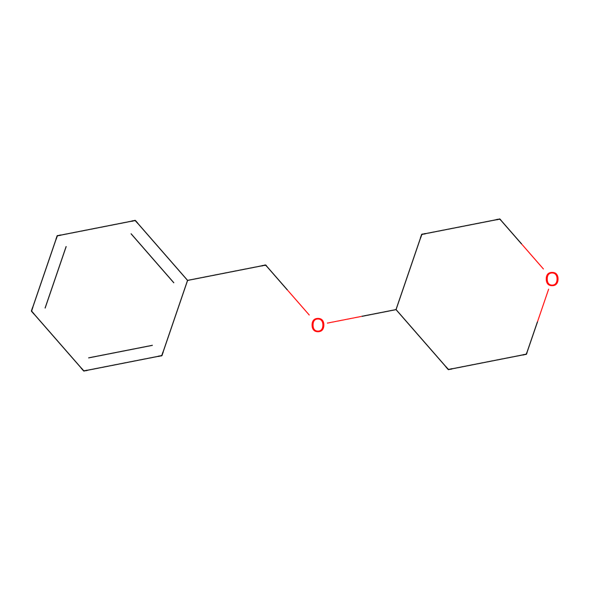 4-(Benzyloxy)oxane molecular structure, CAS 1404189-43-0