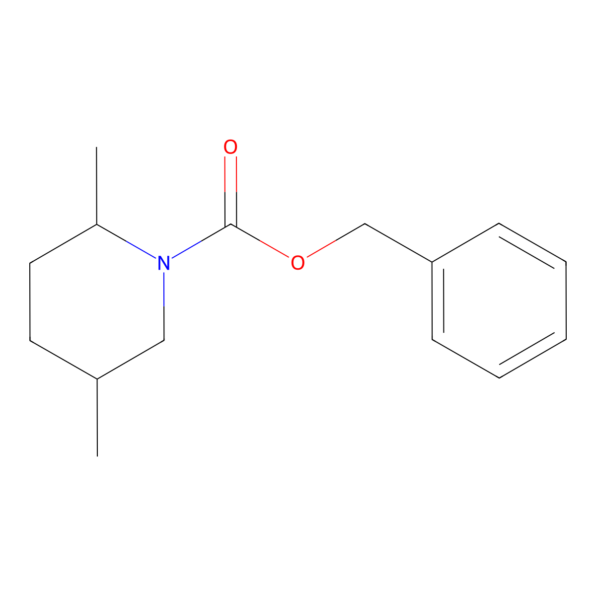 Benzyl (2s,5r)-2,5-dimethylpiperidine-1-carboxylate molecular structure, CAS 1404312-17-9