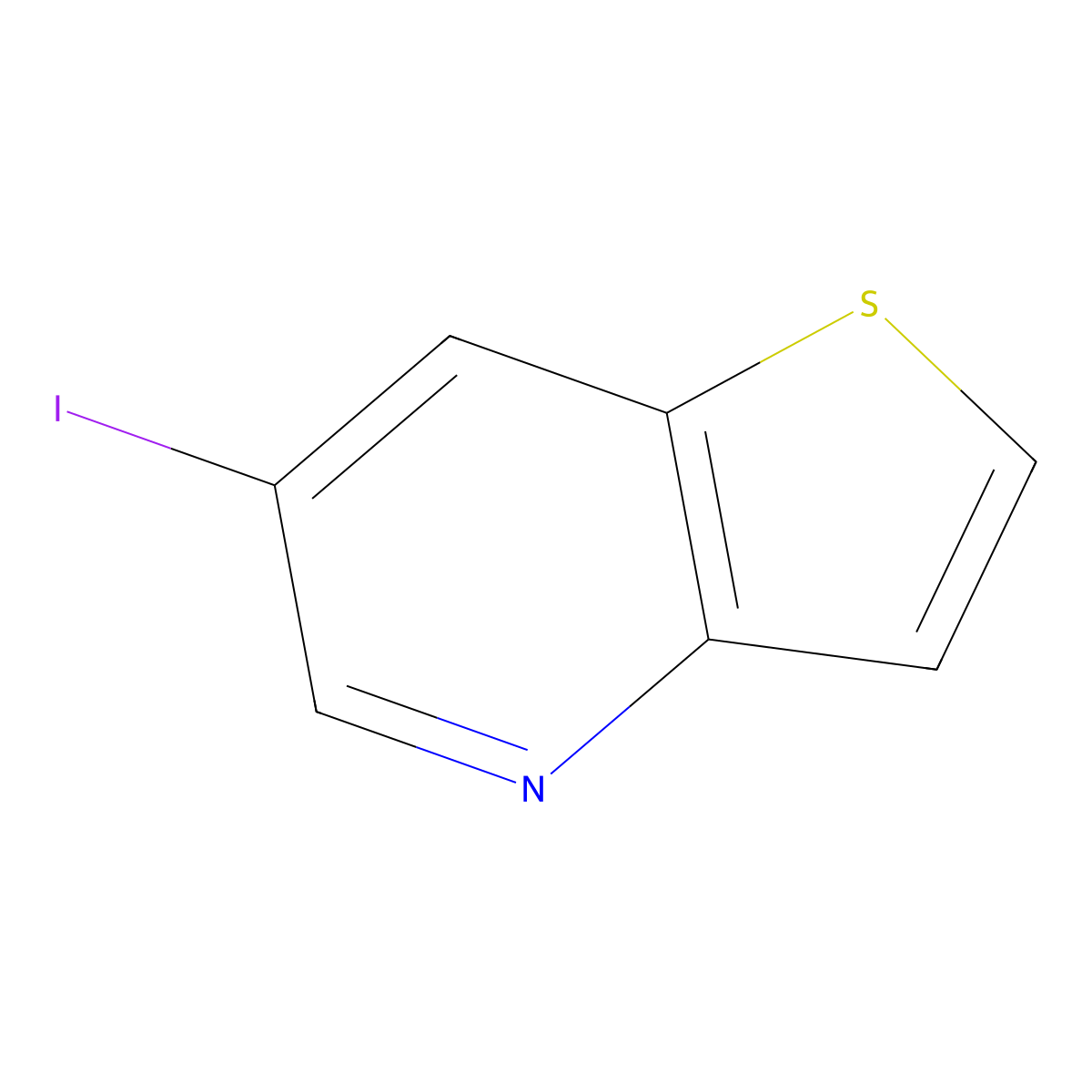 6-Iodothieno[3,2-b]pyridine molecular structure, CAS 1404364-92-6
