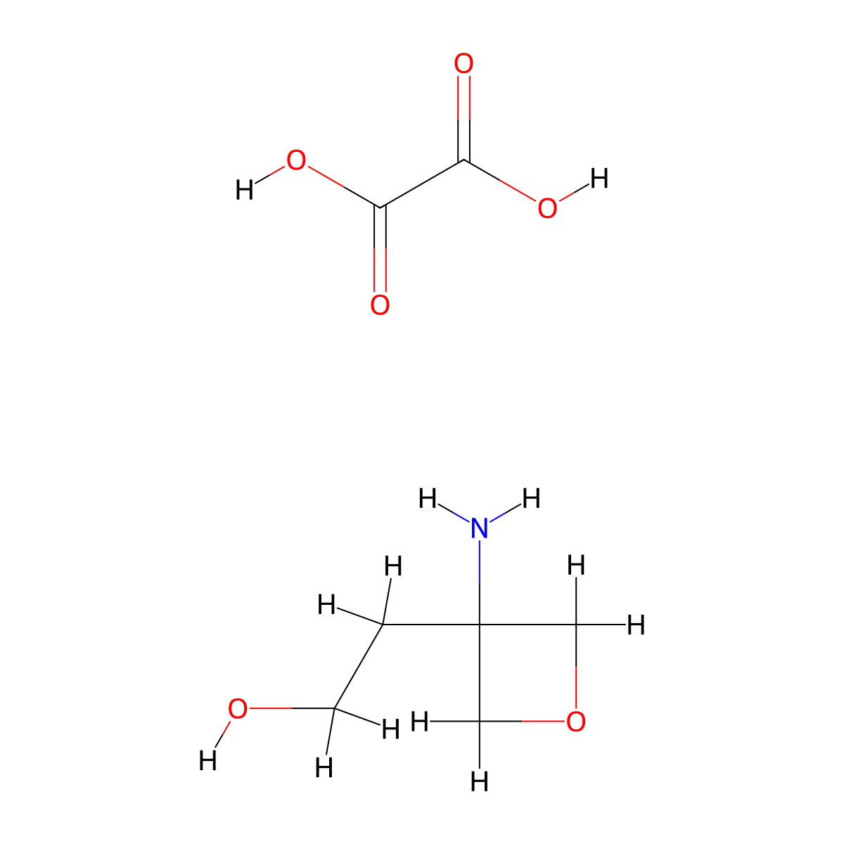 2-(3-Aminooxetan-3-YL)ethanol oxalate molecular structure, CAS 1404373-81-4