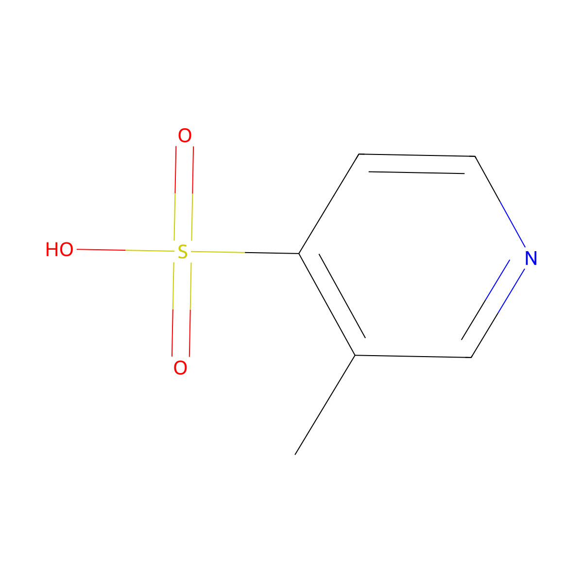3-methylpyridine-4-sulfonic Acid molecular structure, CAS 14045-23-9