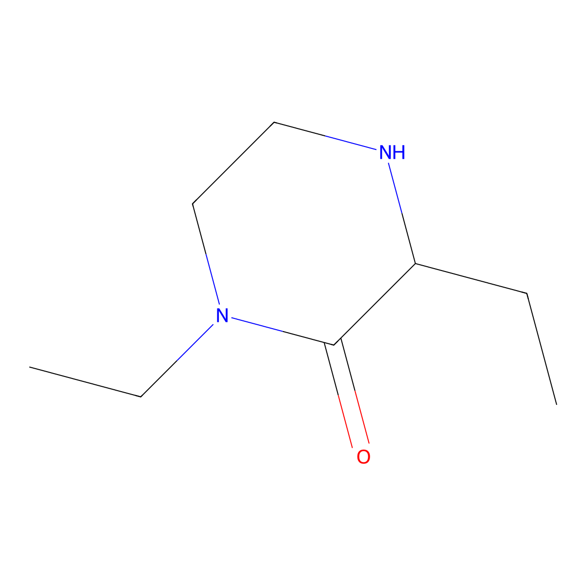 1,3-Diethylpiperazin-2-one molecular structure, CAS 1404546-80-0