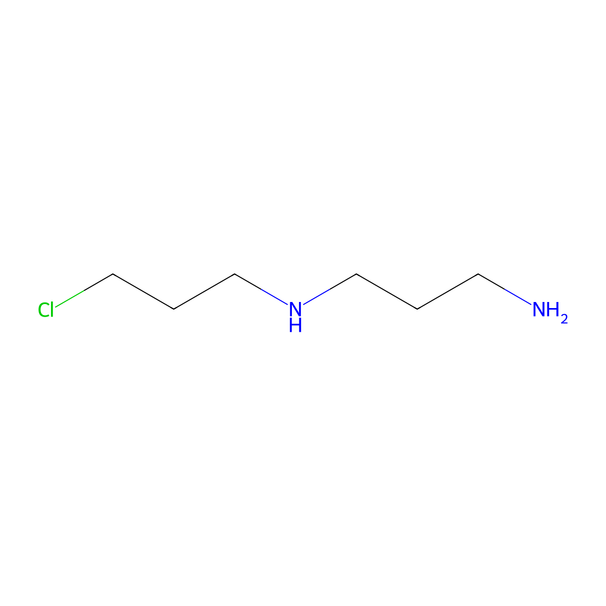 N1-(3-Chloropropyl)propane-1,3-diamine molecular structure, CAS 140456-02-6