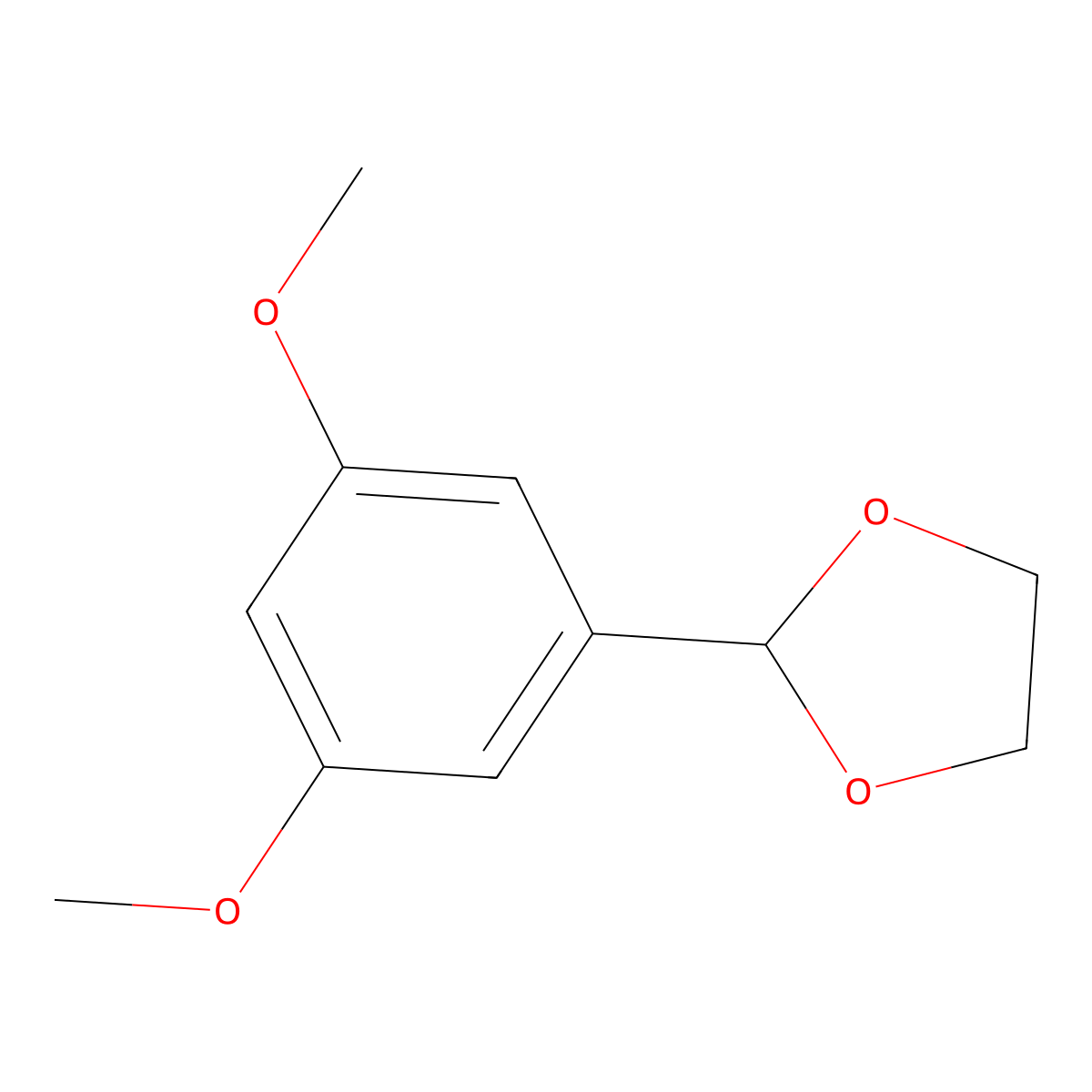 2-(3,5-Dimethoxyphenyl)-1,3-dioxolane molecular structure, CAS 140464-70-6