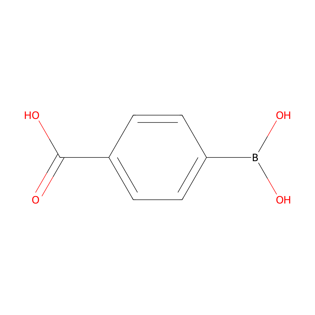 4-Carboxyphenylboronic Acid molecular structure, CAS 14047-29-1