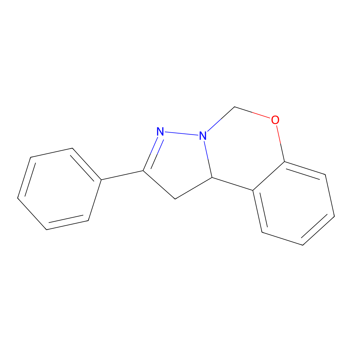 2-Phenyl-1,10b-dihydropyrazolo[1,5-c][1,3]benzoxazine molecular structure, CAS 140472-88-4