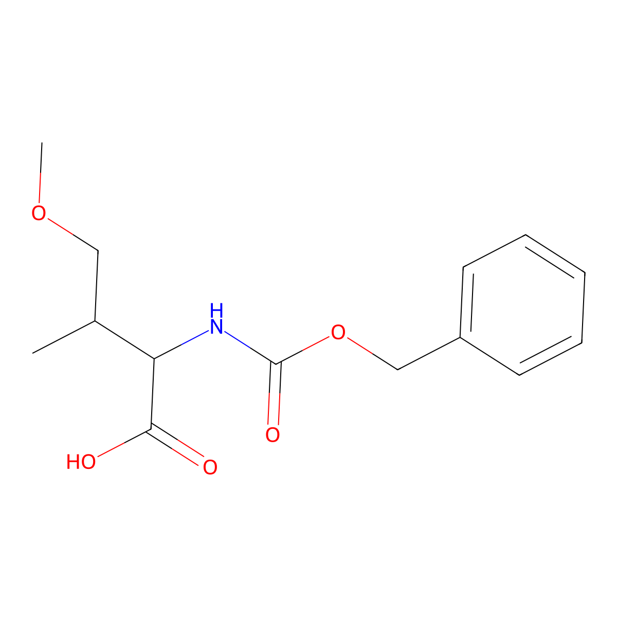 2-{[(Benzyloxy)carbonyl]amino}-4-methoxy-3-methylbutanoic acid molecular structure, CAS 1404878-89-2