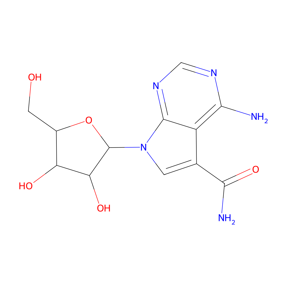 Sangivamycin molecular structure, CAS 1405-48-7