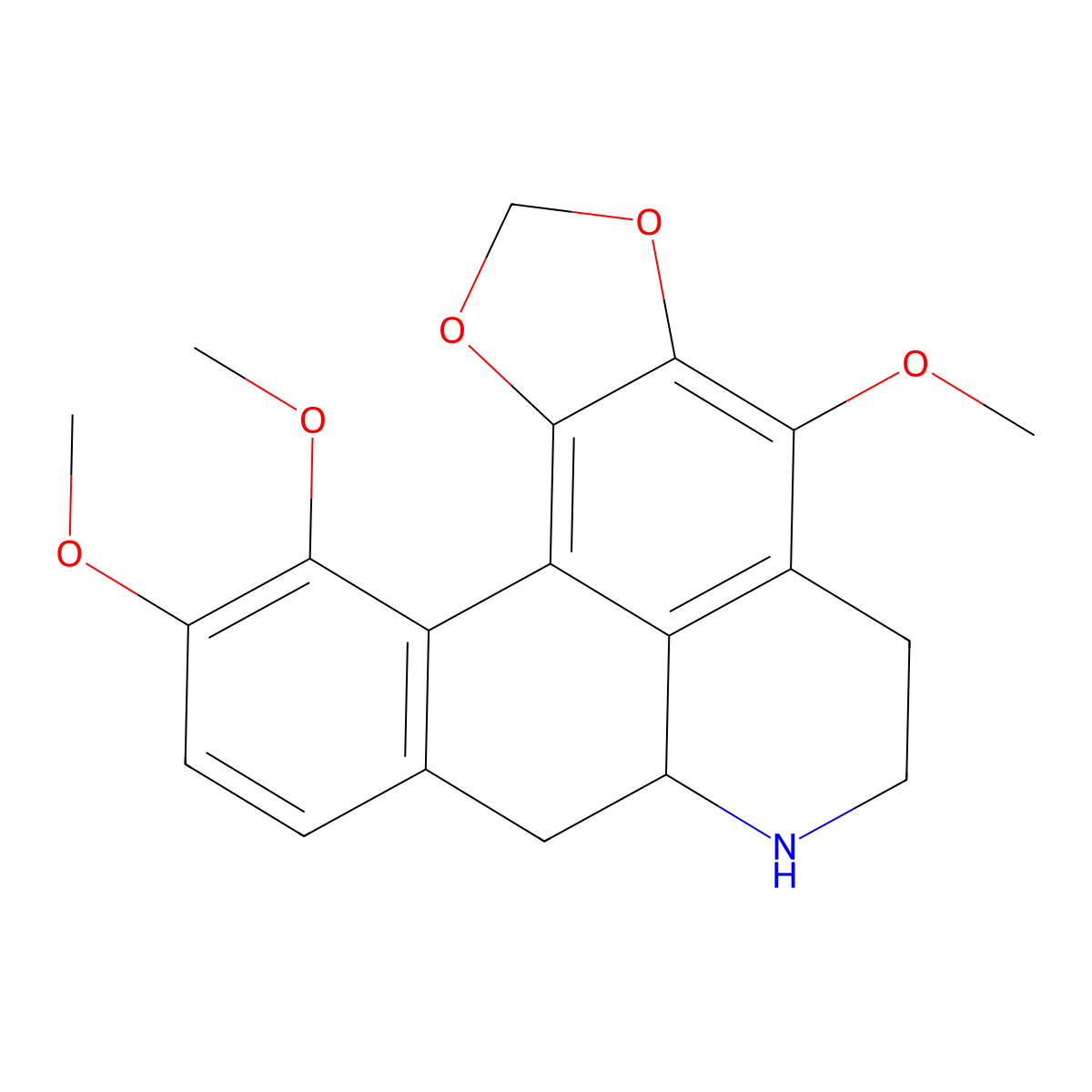 10-O-Methylhernandine molecular structure, CAS 14050-90-9