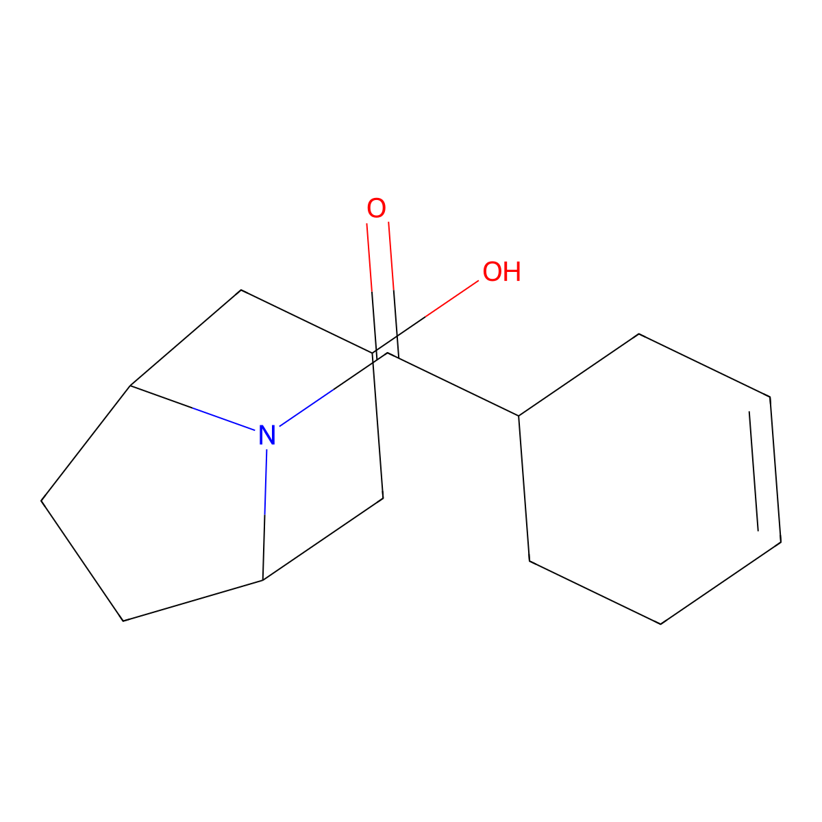 8-(Cyclohex-3-ene-1-carbonyl)-8-azabicyclo[3.2.1]octan-3-ol molecular structure, CAS 1405323-76-3