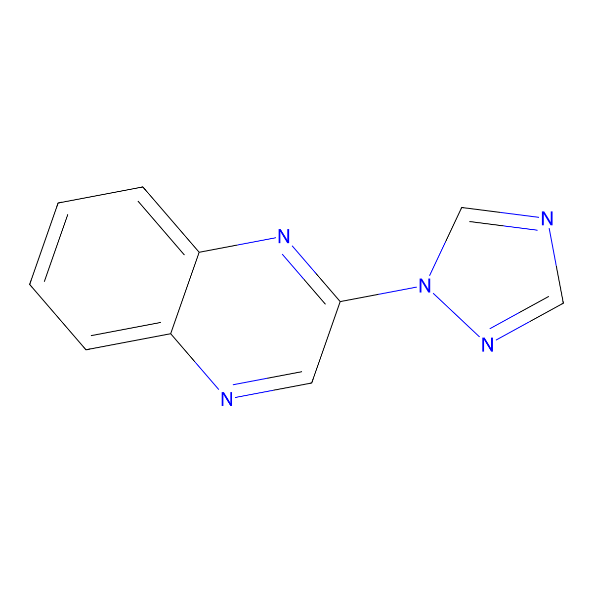 2-(1H-1,2,4-triazol-1-yl)quinoxaline molecular structure, CAS 1405468-37-2