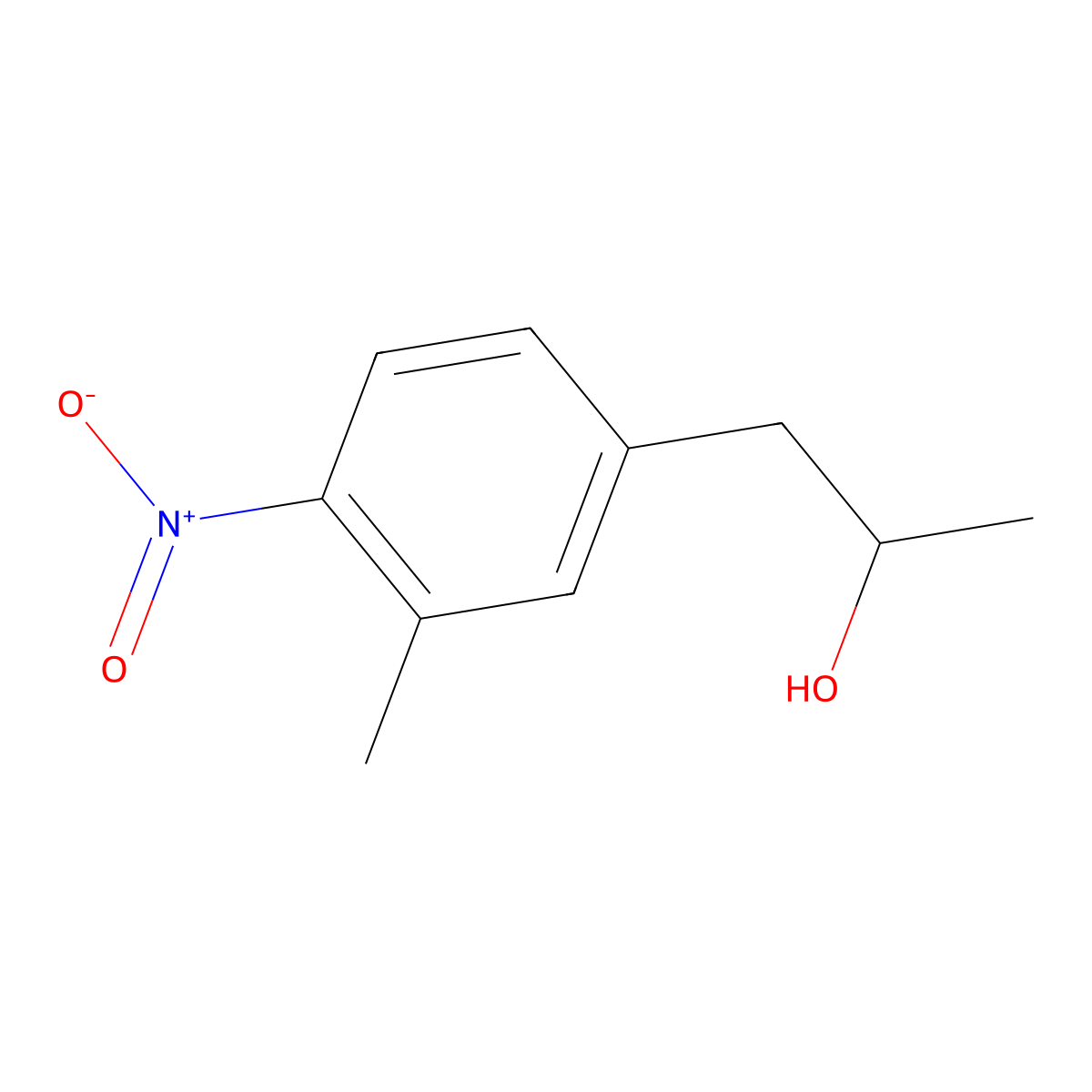 1-(3-Methyl-4-nitrophenyl)propan-2-ol molecular structure, CAS 1405896-46-9