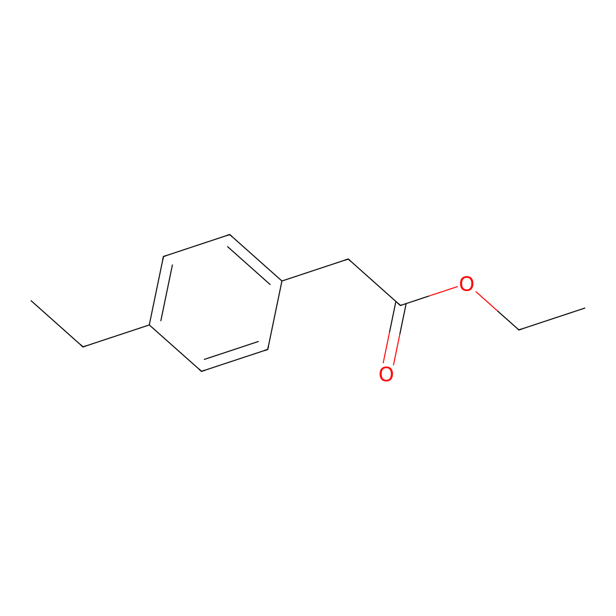 Ethyl 2-(4-ethylphenyl)acetate molecular structure, CAS 14062-20-5