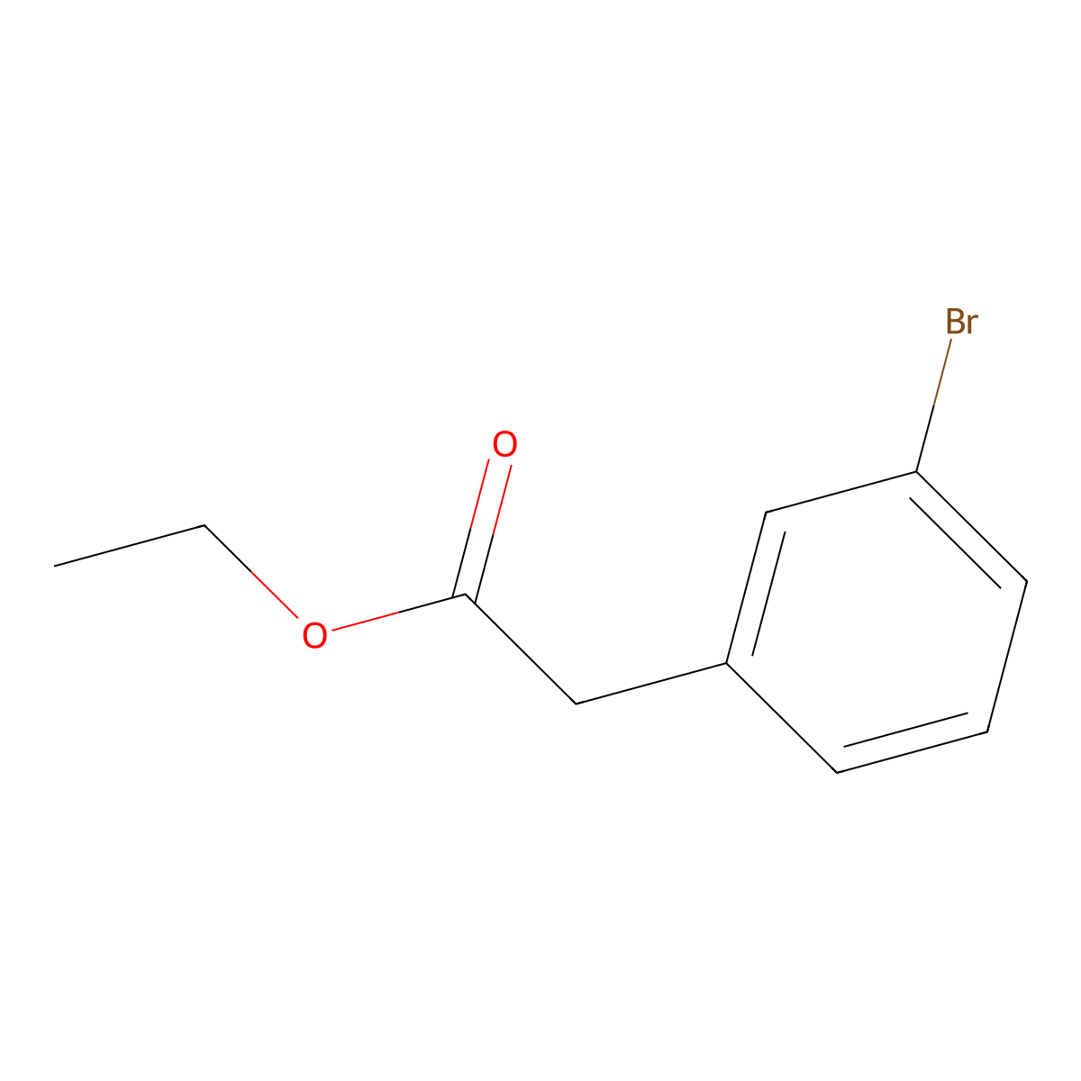 Ethyl 3-(bromophenyl)acetate molecular structure, CAS 14062-30-7