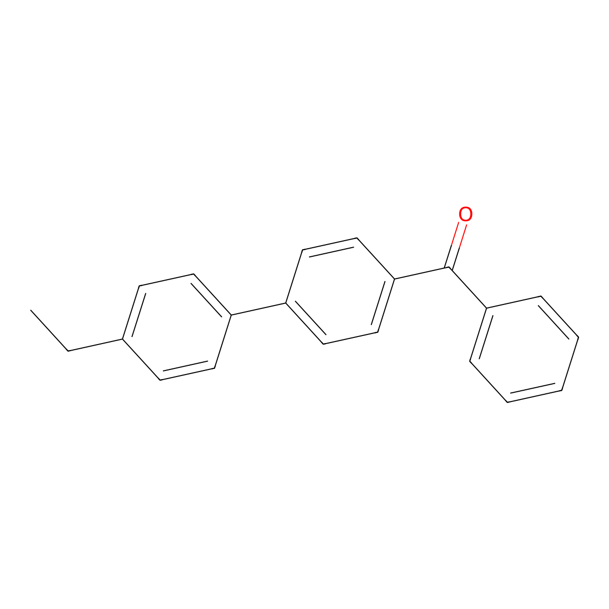 4'-Ethyl-4-benzoyl-biphenyl molecular structure, CAS 140621-37-0