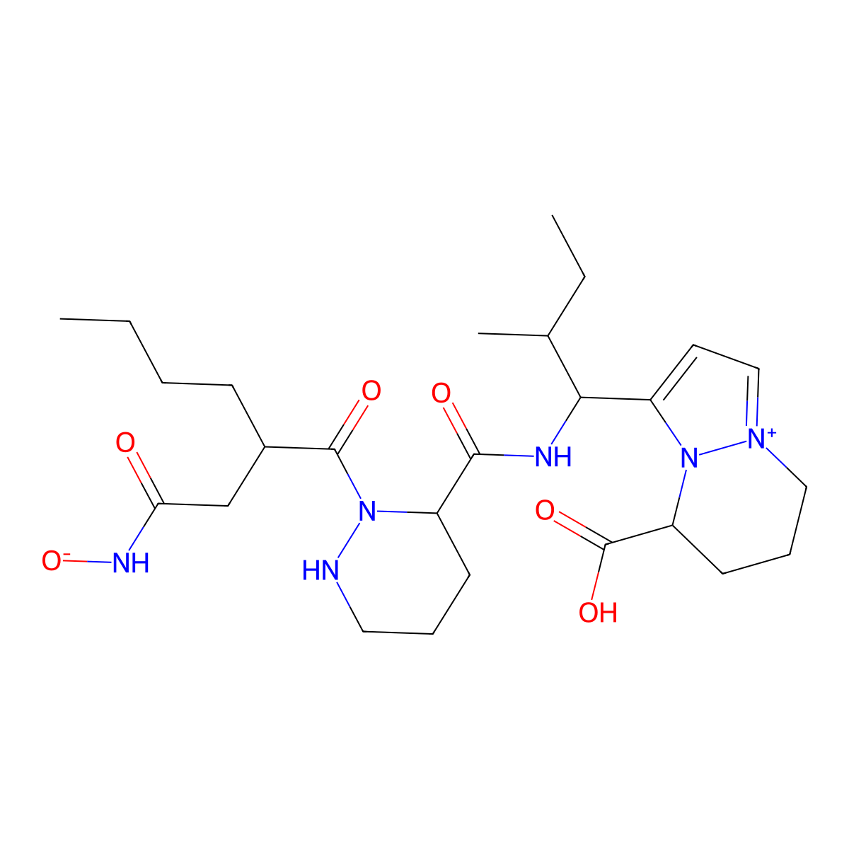Matlystatin E molecular structure, CAS 140638-26-2